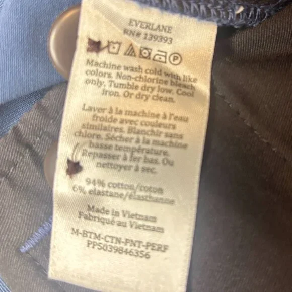 Everlane Men's Uniform The Performance Chinos Midnight Navy Pants size 31 waist - Picture 9 of 9